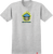 Spitfire - Mushroom Bighead Ss M-heather Grey - Skateboard TShirt