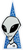 Alien Workshop - Visitor Decal Blue Single