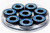 Free Radical Abec 9 Blue Bearings Single Set - Skateboard Bearings