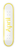 April Team Og Logo Yellow/white Twin Tail Deck 8.00 - Skateboard Deck