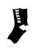 Baker White Letters Socks Black - Skateboard Socks