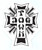 Dogtown Cross Logo White/black/white 2" Sticker