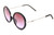 Happy Hour Squares Matte Black/purple Fade Sunglasses
