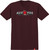Spitfire Old E Drop Bighead Burgundy Ss L - Skateboard Tshirt