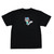 April Ap Kid Black Ss L - Skateboard Tshirt