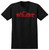 Spitfire Vinz Black Ss L - Skateboard Tshirt
