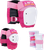 187 - 6-pack Pad Set Jr-pink - Skateboard Pads