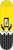 Alien Workshop - Self Deck-8.5 Yellow - Skateboard Deck