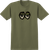 Krooked - Eyes Camo Ss M-military Green - Skateboard Tshirt