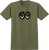 Krooked - Eyes Camo Ss Xl-military Green - Skateboard Tshirt
