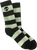 Zero - Skull Crew Socks Glow/blk Stripes 1pr - Skateboard Socks