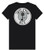 Skeleton Key Key Logo Grey/white Black Ss L - Skateboard Tshirt