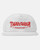 Thrasher Thrash & Destroy Snapback Hat White - Skateboard Hat