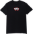 Baker Arch Logo Ss M-blk/red - Skateboard Tshirt