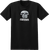 There Skull Ss M-black/black/white Print - Skateboard Tshirt