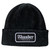 Thunder Scrpt Patch Beanie Grey - Skateboard Beanie