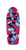 Alva Og Logo Pink/blue Metallic Black Splatter Shaped Wheel Wells Deck 10.5 X 30.5 - Skateboard Deck