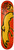 Foundation Team F Bird Orange Deck 8.25 - Skateboard Deck