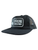 Heroin Punk Skull Trucker Snapback Hat Black - Skateboard Hat
