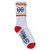 Krooked Eyes Socks White/navy/yellow - Skateboard Socks