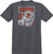 Spitfire Gas Mask Charcoal Ss M - Skateboard Tshirt