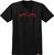 Spitfire Rough Scribble Black/red Ss Xl - Skateboard Tshirt