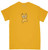 Meow Big Cat Gold Ss S - Skateboard Tshirt
