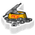 Ace Trucks - Dawg Bowl 3" Sticker 1pc