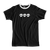 Zero - 3 Skull Ringer Ss S-blk/wht - Skateboard Tshirt