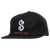 Krooked - Root Snapback Hat Adj-black - Skateboard Hat