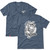 Ace Bulldawg Faded Blue Ss Xl - Skateboard Tshirt