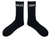 Skate Jawn Logo Socks Black - Skateboard Socks