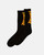 Thrasher Flame Socks Black - Skateboard Socks