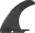 Dorsal Fins - Longboard Signature Series Fin 7" Black - Surfboard Fins