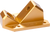 Surf-rodz - Rkp Base Plate 50° Gold 1pc Sale - (Pair) Skateboard Trucks