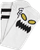 Toy Machine - Monster Face Crew Socks White 1 Pair