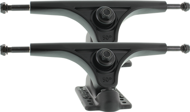 Slant - Inverted Truck 180mm Flat Black - Skateboard Trucks (Pair)