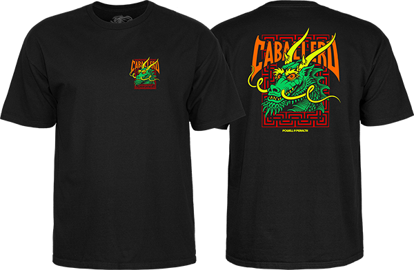 Powell Peralta - Cab Street Dragon Ss Xl - black - Skateboard Tshirt