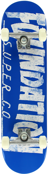 Foundation - Thrasher Complete-8.0 Blue (Complete Skateboard)
