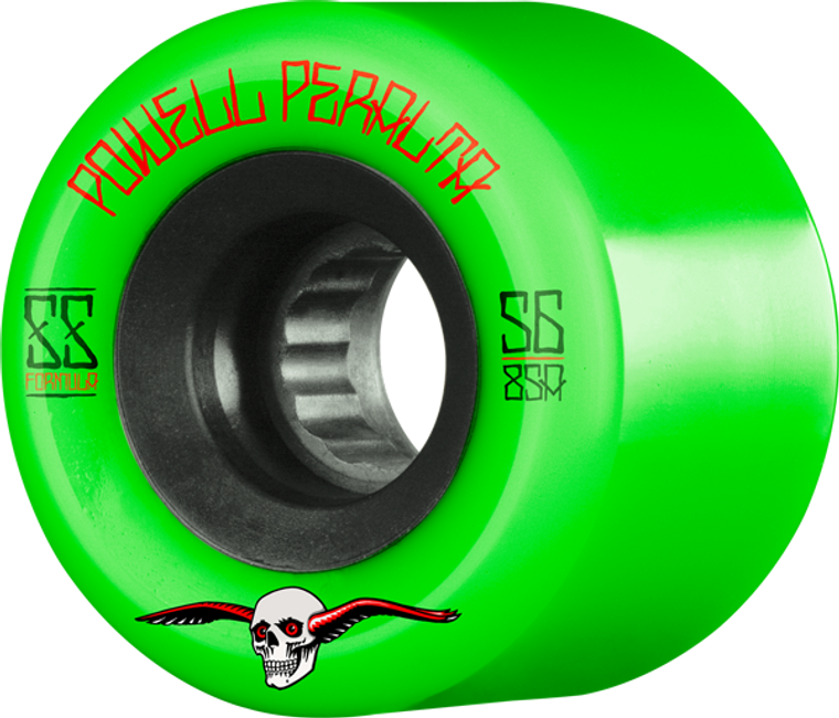 Powell Peralta - G-slides 56mm 85a Grn/blk (Wheels - Set Of Four)