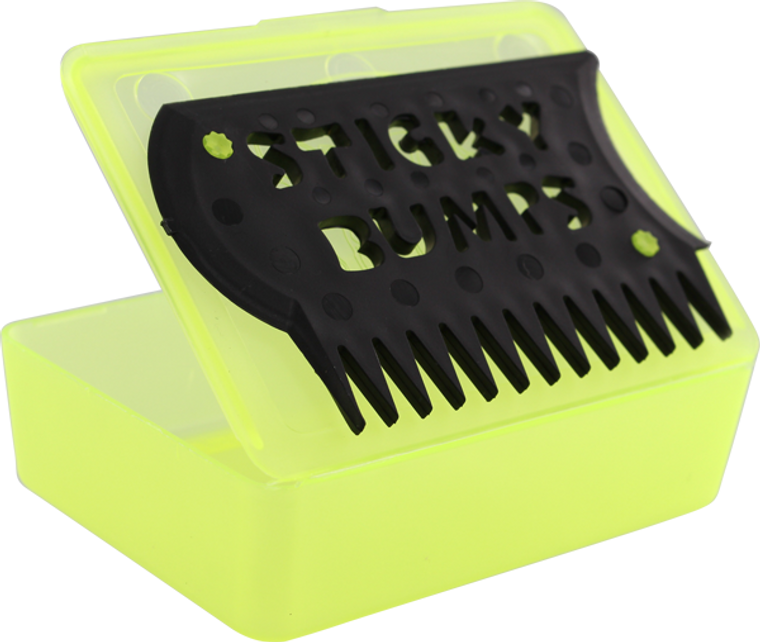 Sticky Bumps - Bumps Wax Box & Comb Clr.yel/black