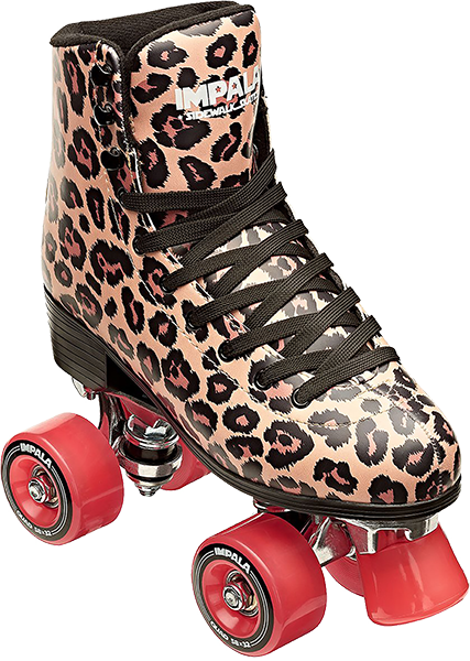 Impala Rollerskates - Sidewalk Skates Leopard-size 4