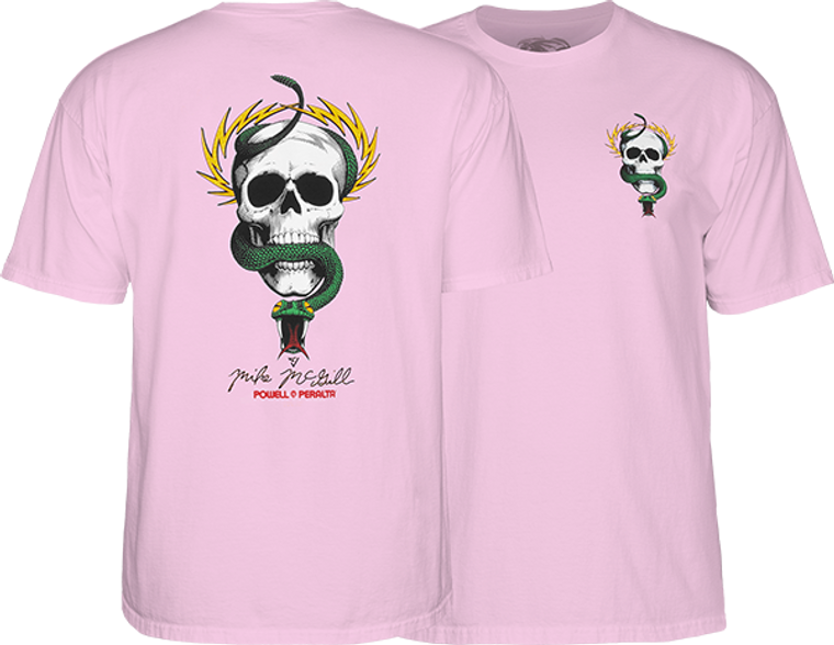 Powell Peralta - Mcgill Skull & Snake Ss S-lt.pink