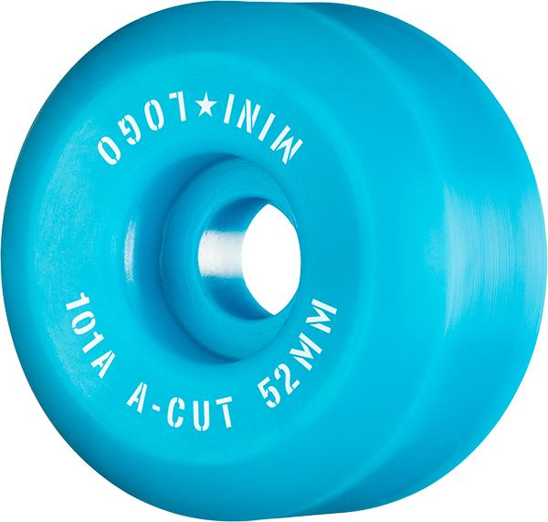 Mini Logo - Logo A-cut 52mm 101a Blue Ppp (Skateboard Wheels - Set of 4)