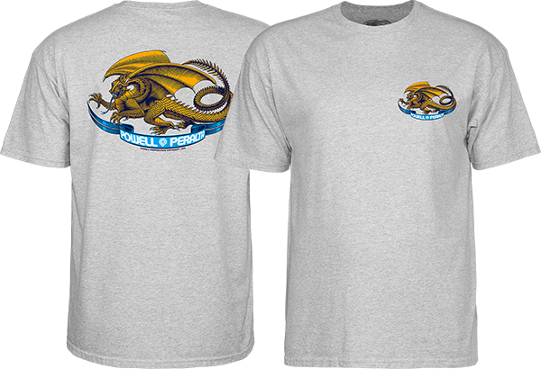 Powell Peralta - Oval Dragon Yth Ss S-grey - Youth Tshirt