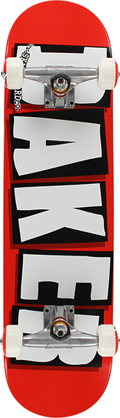Baker - Brand Logo Complete-8.0 Red/wht/blk - Complete Skateboard