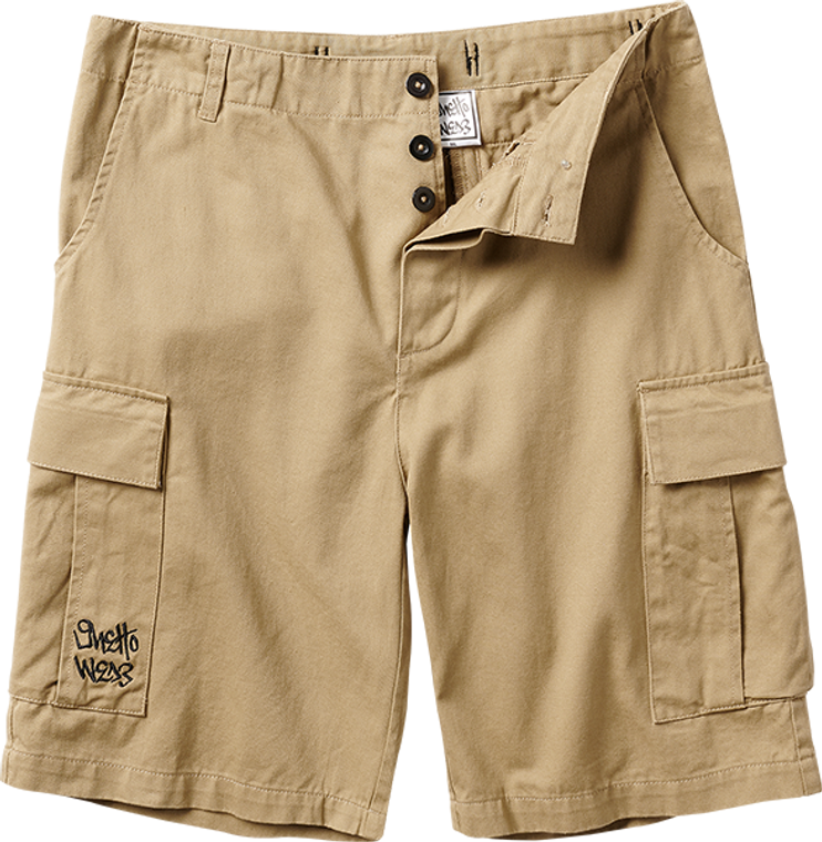 Ghetto Wear - Wear Cargo Shorts 28-khaki
