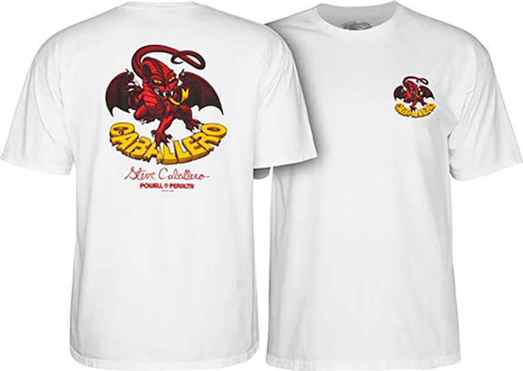 Powell Peralta - Cab Dragon Ii Ss L-white - T-shirt