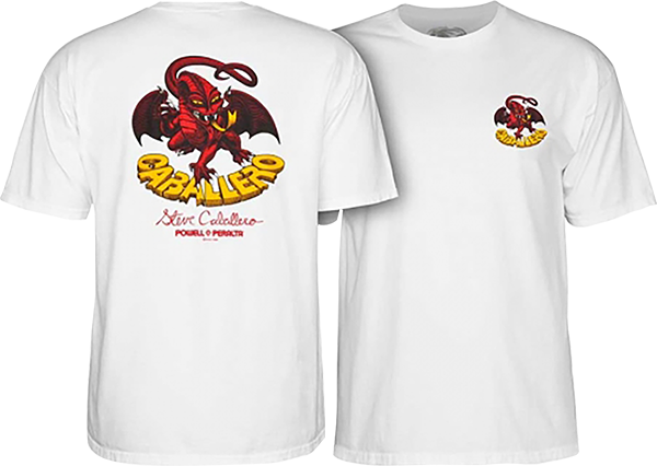 Powell Peralta - Cab Dragon Ii Ss M-white - T-shirt