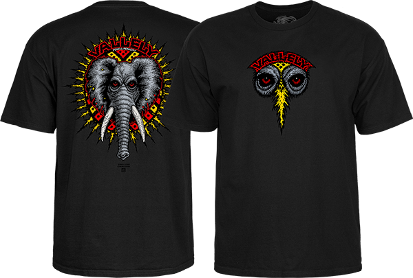 Powell Peralta - Vallely Elephant Ss S-black - T-shirt